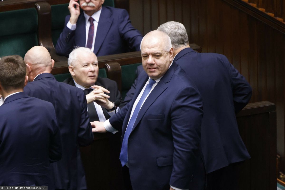 Jarosław Kaczyński i Jacek Sasin 