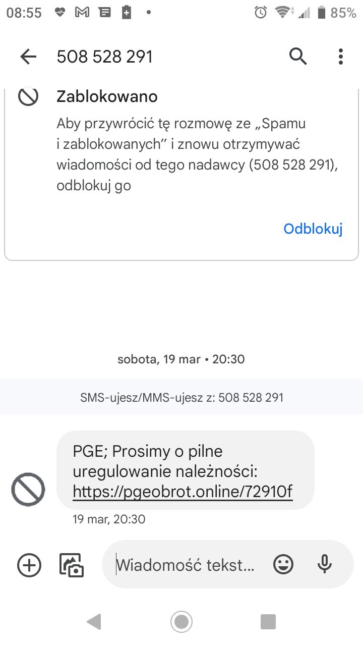 Oszustwo na PGE