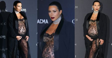 CIĄŻOWE ZDJĘCIA Kim Kardashian...