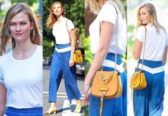 #TRENDY: Karlie Kloss w szerokich spodniach