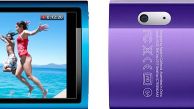 Jakość filmów nagrywanych przy użyciu iPodów nano 5G 1