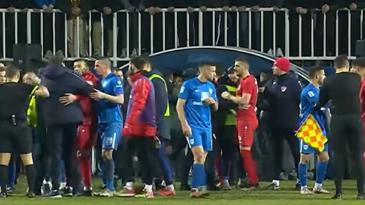 Awantura w meczu ligi serbskiej