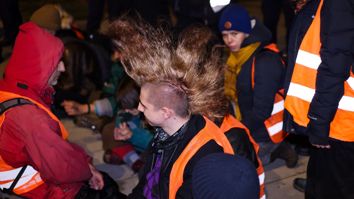 Protest Ostatniego Pokolenia w Warszawie
