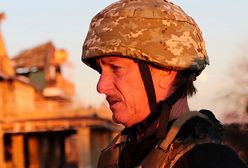 Sean Penn na Ukrainie. "Demonstruje odwagę, której zabrakło zachodnim politykom"