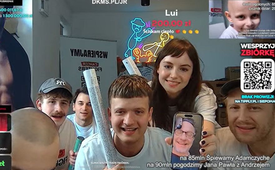 Bartłomiej Topa i Katarzyna Herman wsparli zbiórkę Łatwoganga 