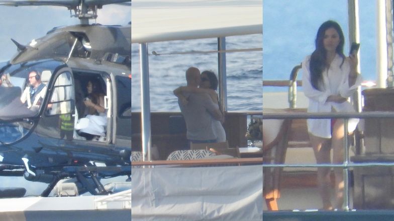 Jeff Bezos i Lauren Sanchez wypoczywają na prywatnym jachcie