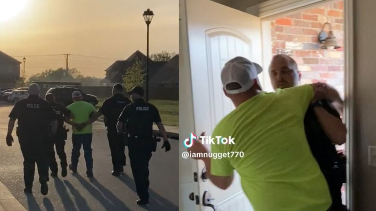 Ojciec przekłuł synowi ucho. Przyszła po niego policja. 