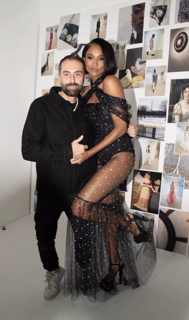Ciara i Giambattista Valli na PFW 2023Instagram/ciara