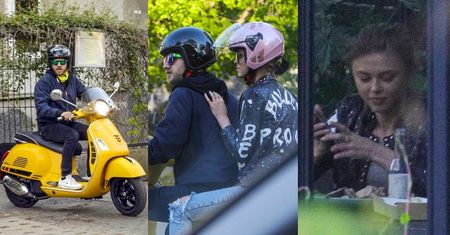 Ugodzeni strzałą amora Antoni Królikowski i Joanna Opozda przemierzają Warszawę na skuterze (ZDJĘCIA)