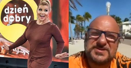 Katarzyna Skrzynecka nie przyszła na ramówkę Polsatu, ale wpadła do "DDTVN"! Połączyła się z Gąsem. "Kasiu, za dużo nie mów, bo wiesz..."