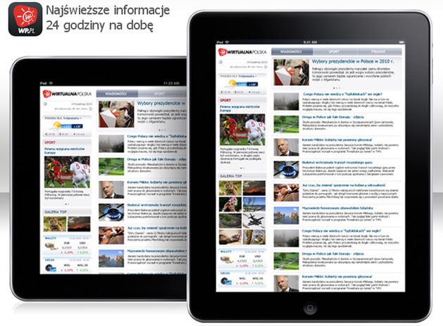 Wirtualna Polska pojawiła się na iPadzie
