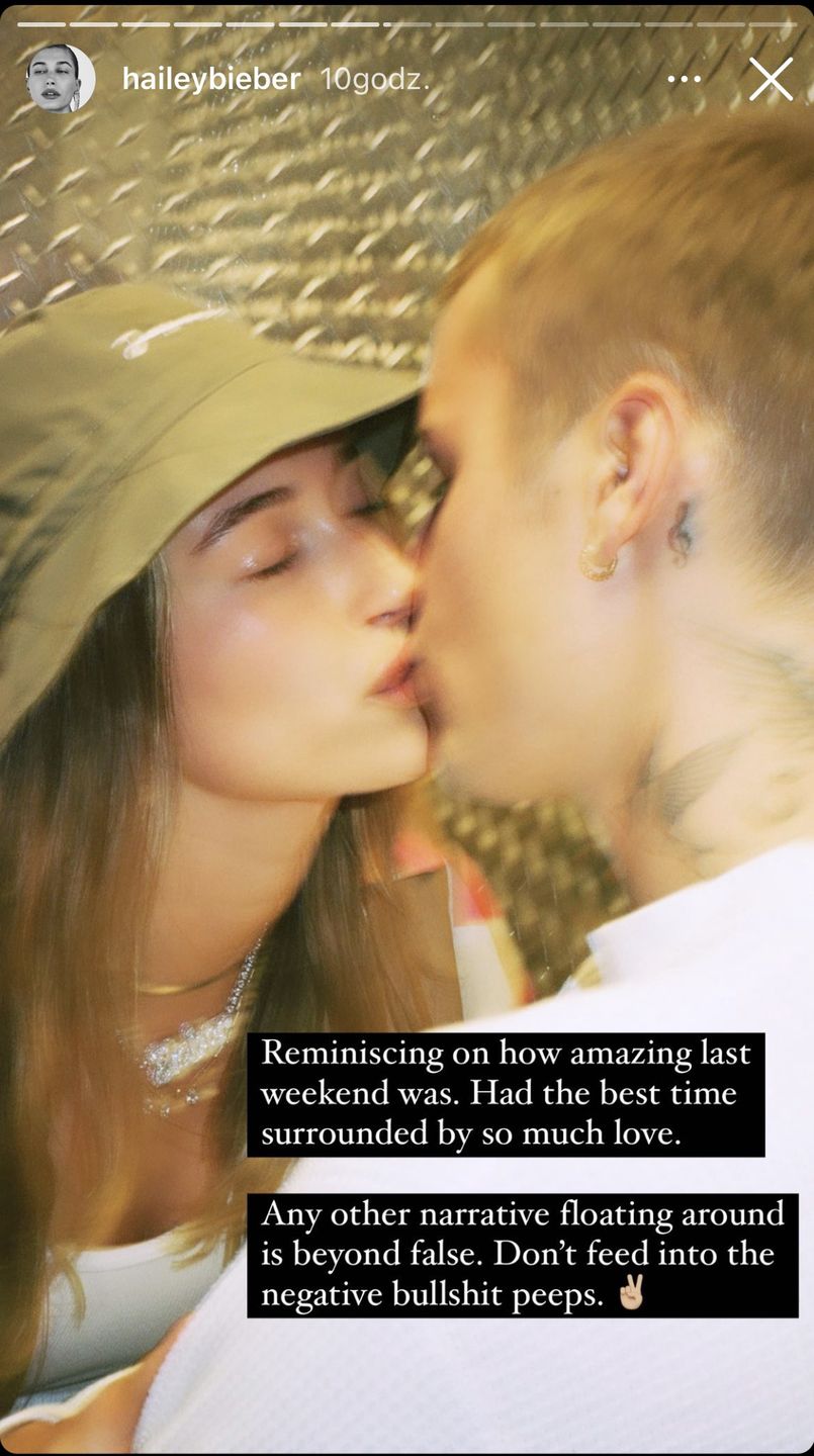 Hailey Bieber wspomina ostatni weekend
