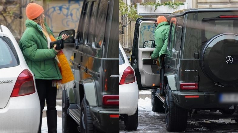 Anna Lewandowska łamie przepisy podczas przejażdżki po Warszawie
