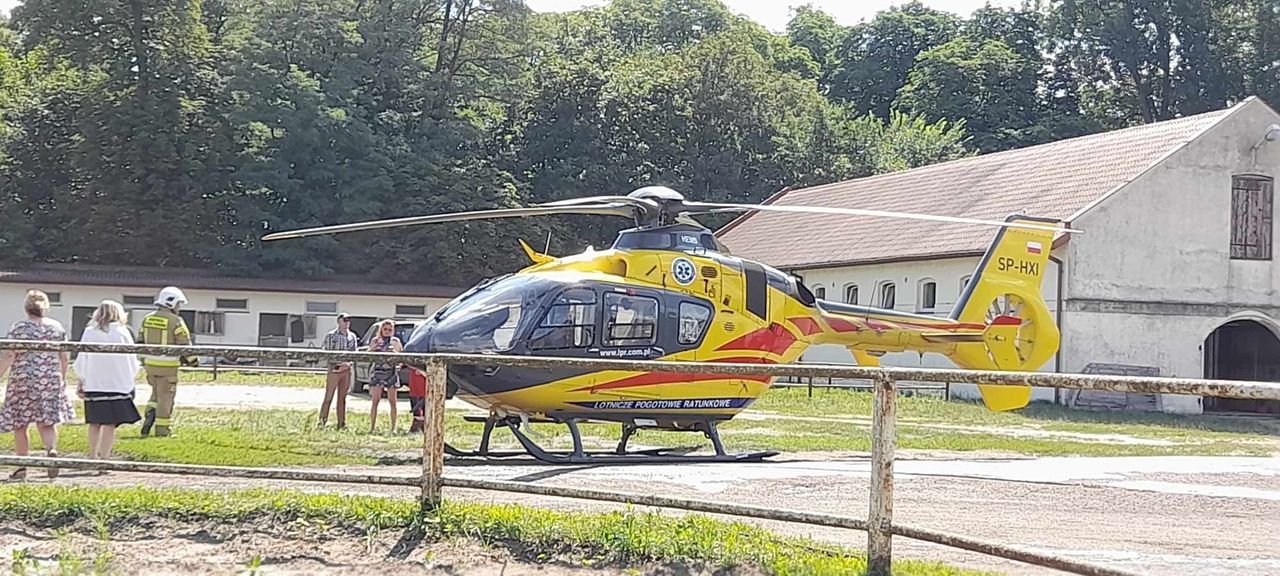 Wypadek w trakcie zawodów