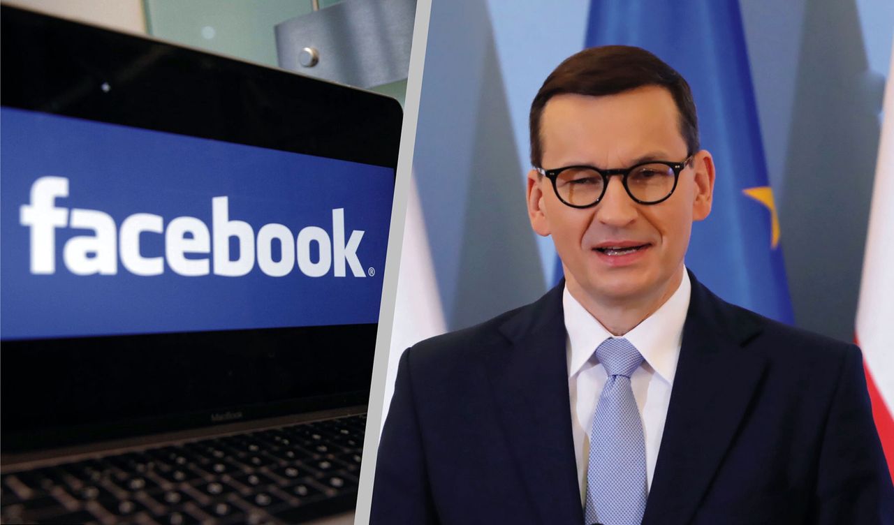 Facebook usunął profil Konfederacji. Reakcja Morawieckiego