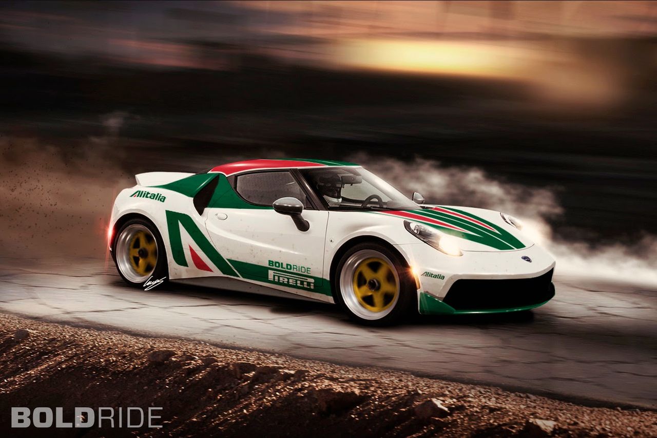 Alfa Romeo 4C jako nowa Lancia Stratos