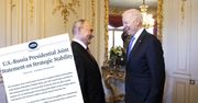 Spotkanie Biden-Putin. Jest wspólne oświadczenie prezydentów