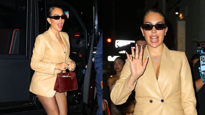 Georgina Rodriguez wymachuje torebką za ponad 60 tysięcy złotych