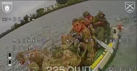 Rosjanie próbowali się przedrzeć. Uderzył w nich dron