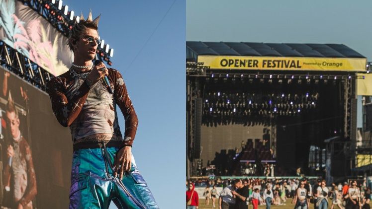 Machine Gun Kelly musiał przerwać koncert na Open'erze