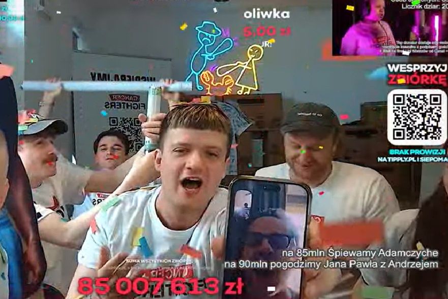 Bartłomiej Topa i Katarzyna Herman wsparli zbiórkę Łatwoganga 