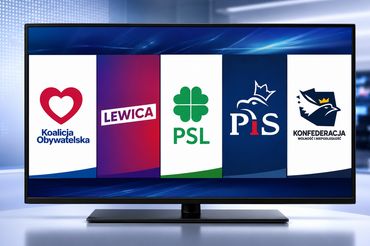 W mediach publicznych przeważają politycy koalicji rządzącej