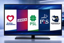 W mediach publicznych przeważają politycy koalicji rządzącej