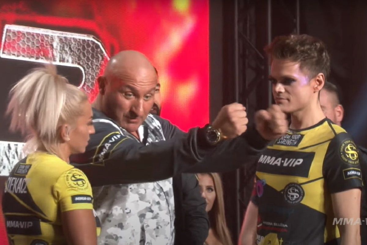 Marcin Najman rozdziela Ulę Siekacz i Piotra MuaBoy'a