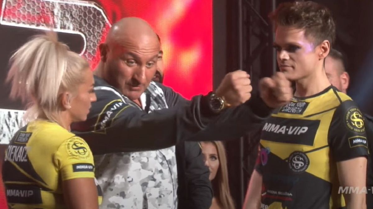 Marcin Najman rozdziela Ulę Siekacz i Piotra MuaBoy'a
