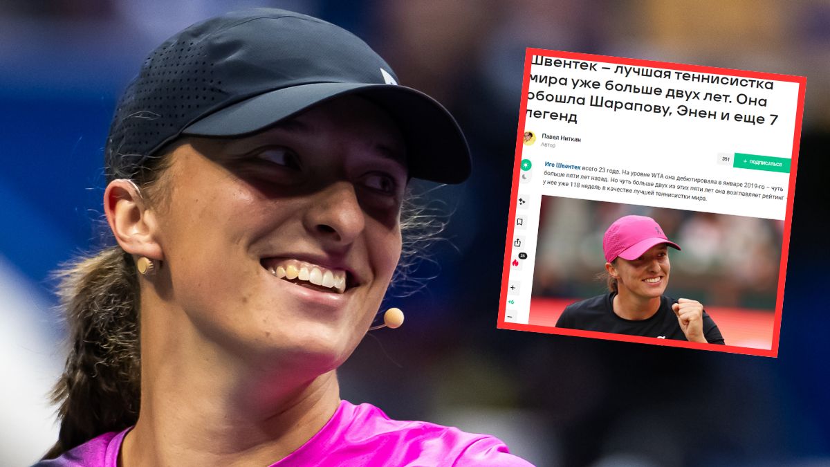 Rosjanie piszą o Idze Świątek przed meczem w US Open