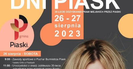 Dni Piask + dożynki 2023. Wystąpią: Ania Dąbrowska, Tribbs