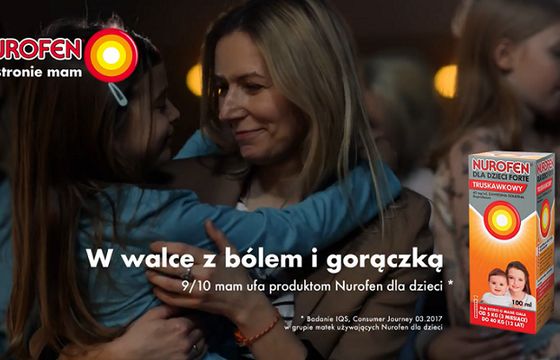 Nurofen dla dzieci reklamowany „po stronie mam” (wideo)