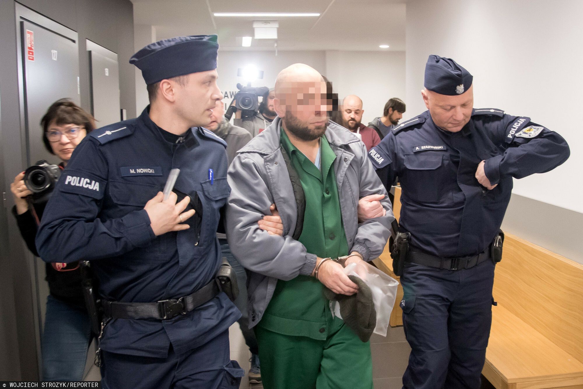 Pocz?tek kolejnego procesu Krystiana W. pseudonim Krystek przed S?dem Rejonowym w Wejherowie
27.03.2023 Wejherowo Sad Rejonowy Proces Krystiana W. pseudonim Krystek tak zwany lowca nastolatek Poczatek kolejnego procesu pierwsza rozprawa Fot. Wojciech Strozyk/REPORTER *** Local Caption ***  
N/z: Krystian W
Wojciech Strozyk/REPORTER