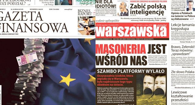 „Gazeta Finansowa” ze spadkiem wpływów o 23 proc., „Warszawska Gazeta” i „Polska Niepodległa” o 7 proc.