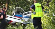 Samolot z czterema osobami rozbił się w Warszawie. Pasażerowie przeżyli