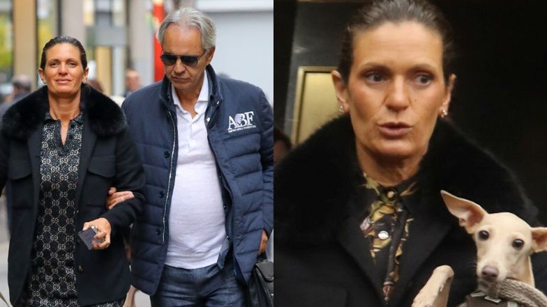 Andrea Bocelli z młodszą o 26 lat żoną w Nowym Jorku