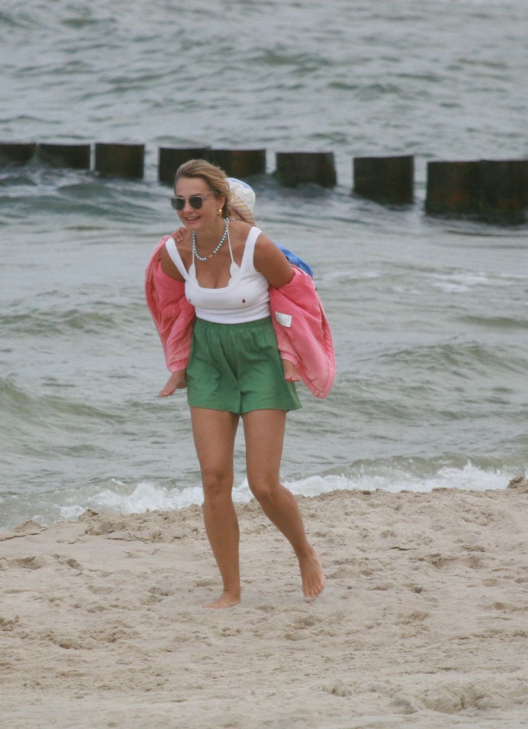 Małgorzata Socha na plaży. Tak wypoczywała z rodziną