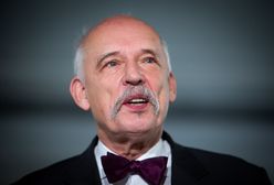 Otwock. Janusz Korwin-Mikke poszedł do sklepu w samej bieliźnie