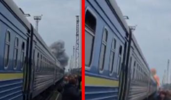 Rosyjski atak tuż przy granicy. Trafiony pociąg do Warszawy