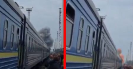 Rosyjski atak tuż przy granicy. Trafiony pociąg do Warszawy