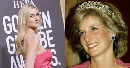 Złote Globy 2023. Elizabeth Debicki zadaje szyku w różowej kreacji. Oddała hołd księżnej Dianie (ZDJĘCIA)