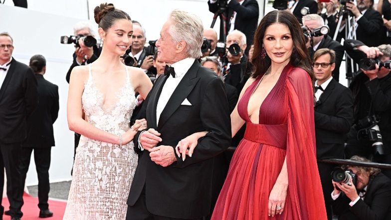Catherine Zeta-Jones, Michael Douglas i Carys Zeta Douglas