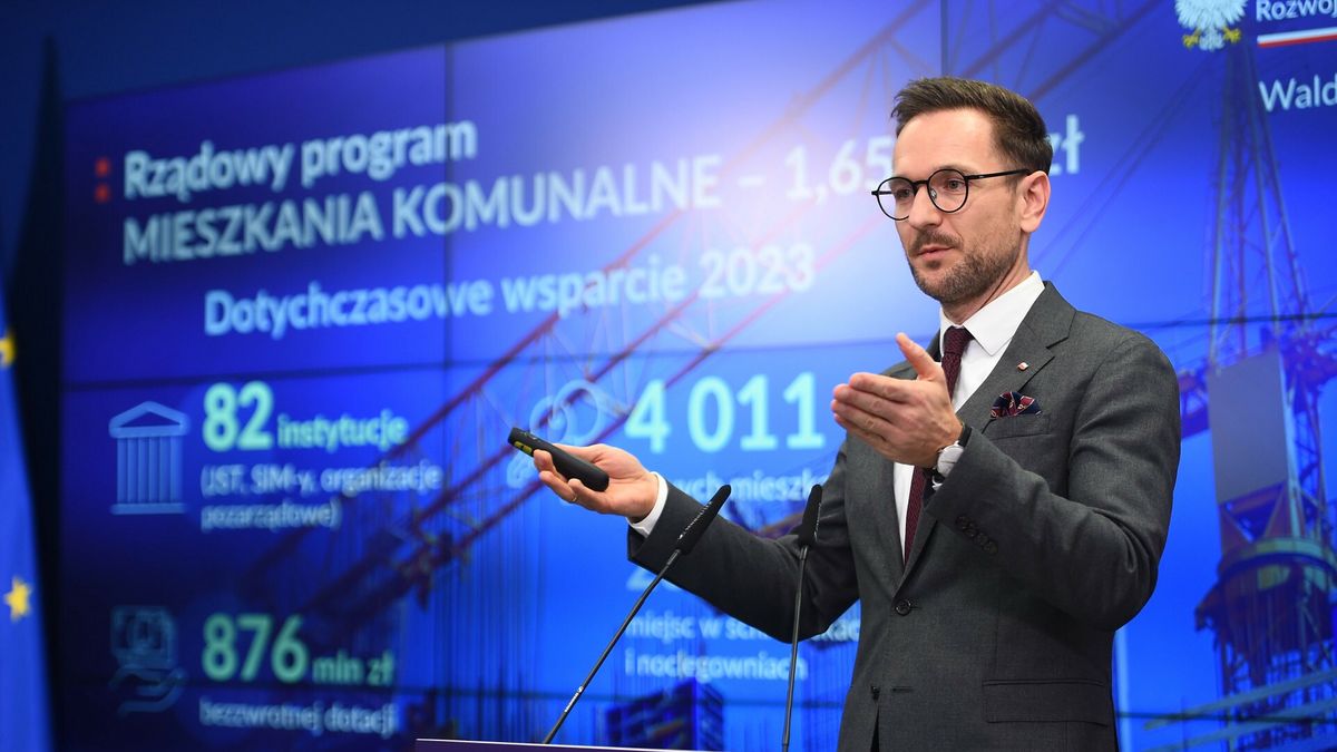 Minister rozwoju i technologii Waldemar Buda