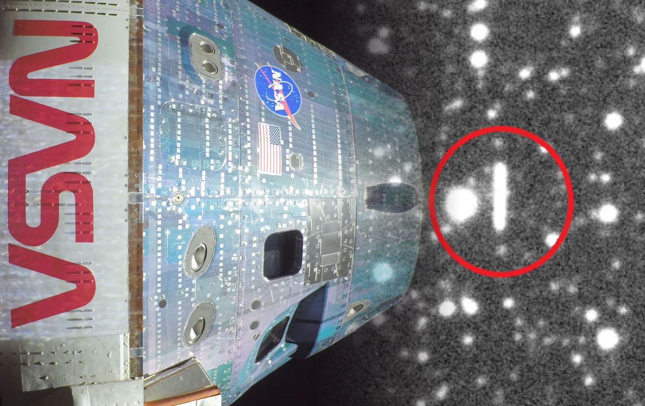 Astronomowie z Polski pokazali unikatowe ujęcie. Uchwycili statek Artemis II