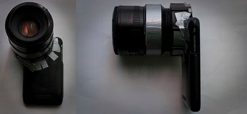 Zrób to sam: iPhone z obiektywem od Canona 2