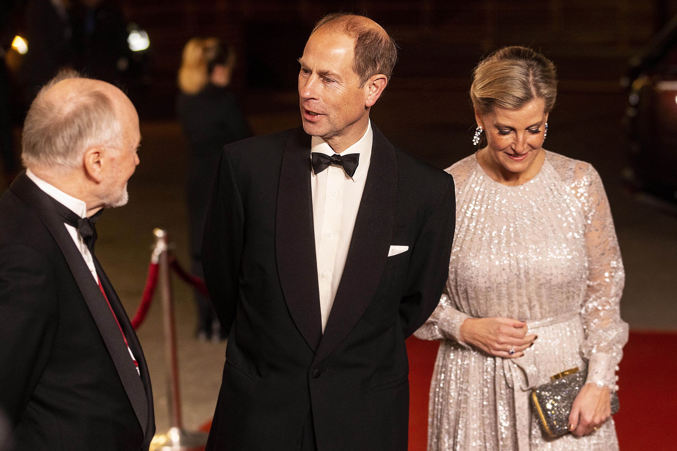 The 2022 Royal Variety PerformanceLONDON, ENGLAND - DECEMBER 01: Prince Edward, Earl of Wessex and Sophie, Countess of Wessex attend the Royal Variety Performance at the Royal Albert Hall on December 1, 2022 in London, England. (Photo David Parry - WPA Pool/Getty Images)WPA Pool
