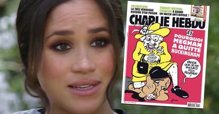 Charlie Hebdo znowu szokuje. Meghan i królowa Elżbieta na okładce