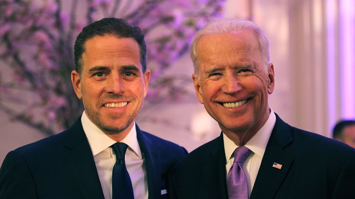 Hunter Biden ze swoim ojcem Joe Bidenem