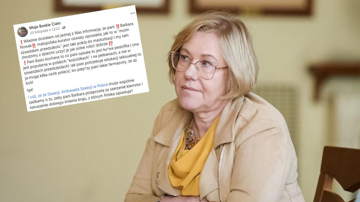 Przedszkolanka ze Szwecji reaguje na słowa małopolskiej kuratorki oświaty 