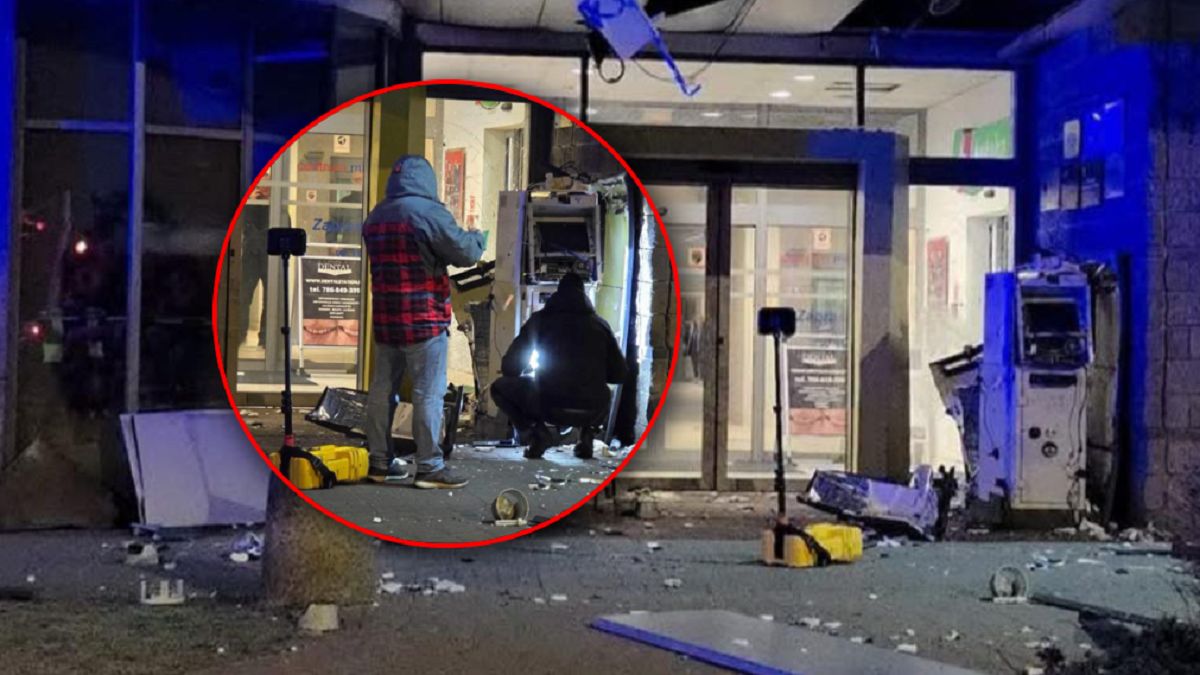 W Wawrze doszło do próby kradzieży pieniędzy z bankomatu.